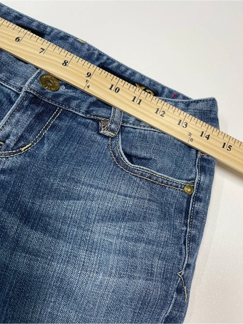 EXPRESS Y2K Zelda Skinny Quality Denim Iconic Express Lion Jeans Women’s Size 2 - Picture 8 of 12